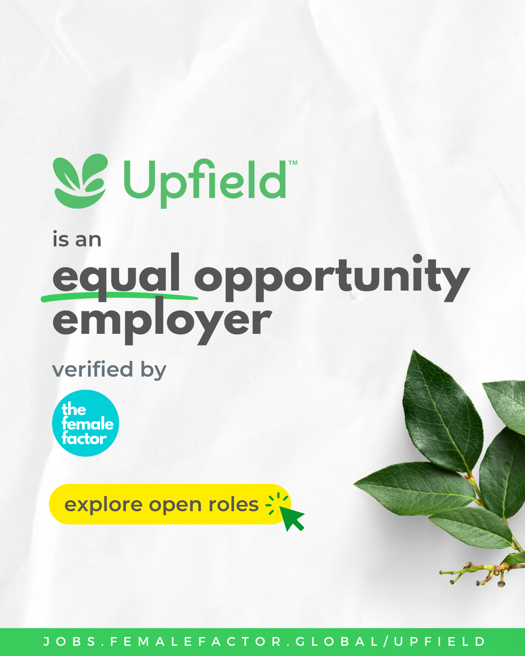 Upfield Announces Partnership with Europe's First Job Platform for Female Talent